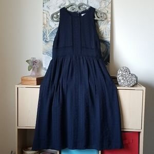 80% OFF Orig Price! LOFT Embroidered Lace Overlay Dress